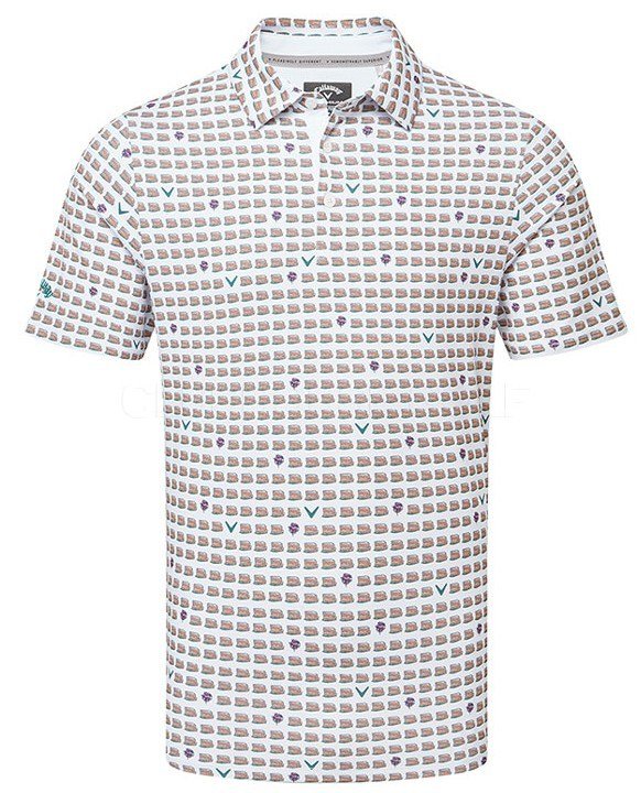 Callaway One Pimento pánské polo, bílé