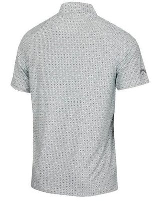 Callaway Foulard Printed pánské polo, bright white