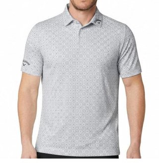 Callaway Foulard Printed pánské polo, bright white