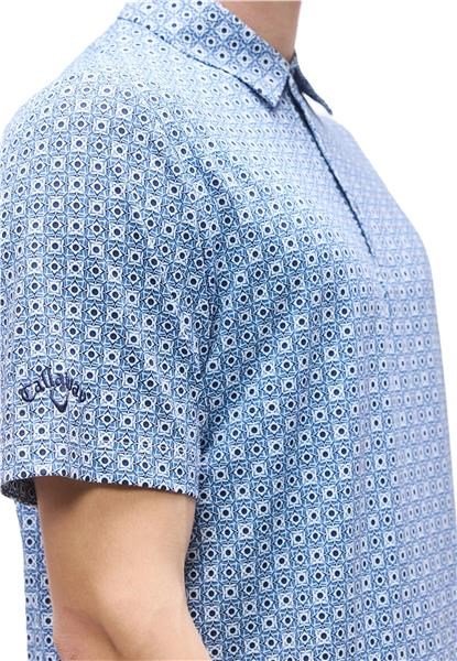 Callaway Foulard Printed pánské polo, peacoat