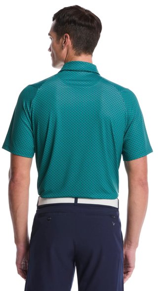 Callaway Trademark Golf Printed pánské polo, galapagos green