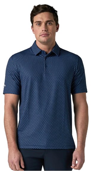 Callaway Trademark Golf Printed pánské polo, peacoat