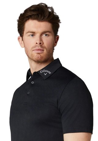 Callaway Odyssey Ventilated Jacquard pánské polo, caviar