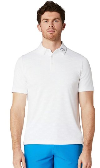 Callaway Odyssey Ventilated Jacquard pánské polo, bílé