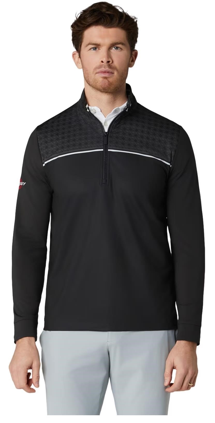 Callaway Odyssey Printed Block pánská mikina, černá