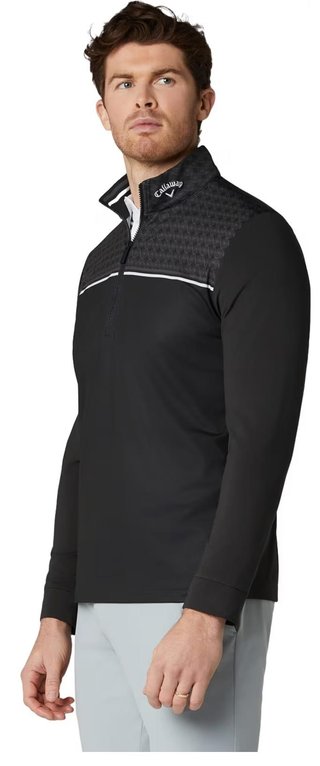 Callaway Odyssey Printed Block pánská mikina, černá