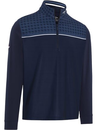 Callaway Odyssey Printed Block pánská mikina ,tmavě modrá