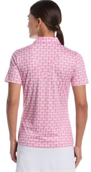 Callaway Deco Geo Print dámské polo, fuchsia purple