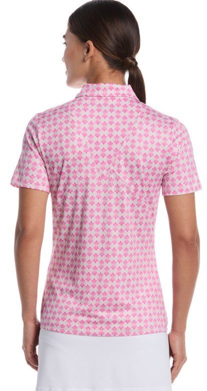 Callaway Deco Geo Print dámské polo, fuchsia purple