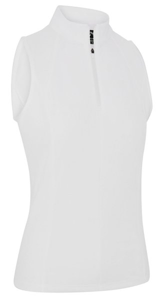 Callaway Rib Play Sleeveless dámské polo, bílé