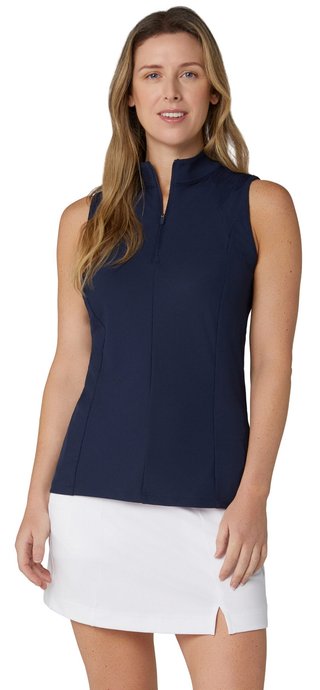 Callaway Rib Play Sleeveless dámské polo, peacoat