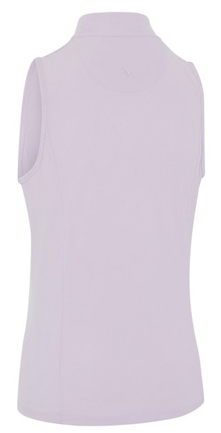 Callaway Rib Play Sleeveless dámské polo, pastel lilac