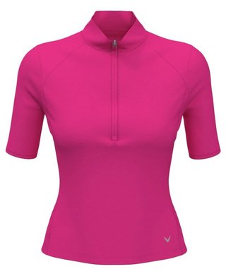 Callaway Rib Play dámské polo, fuschia purple