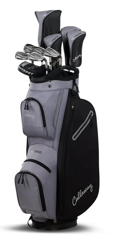 Callaway REVA 11PC Black dámský golfový set, levý