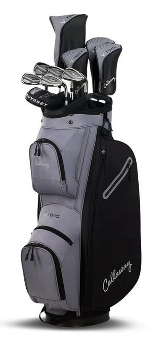 Callaway REVA 11PC Black dámský golfový set, levý