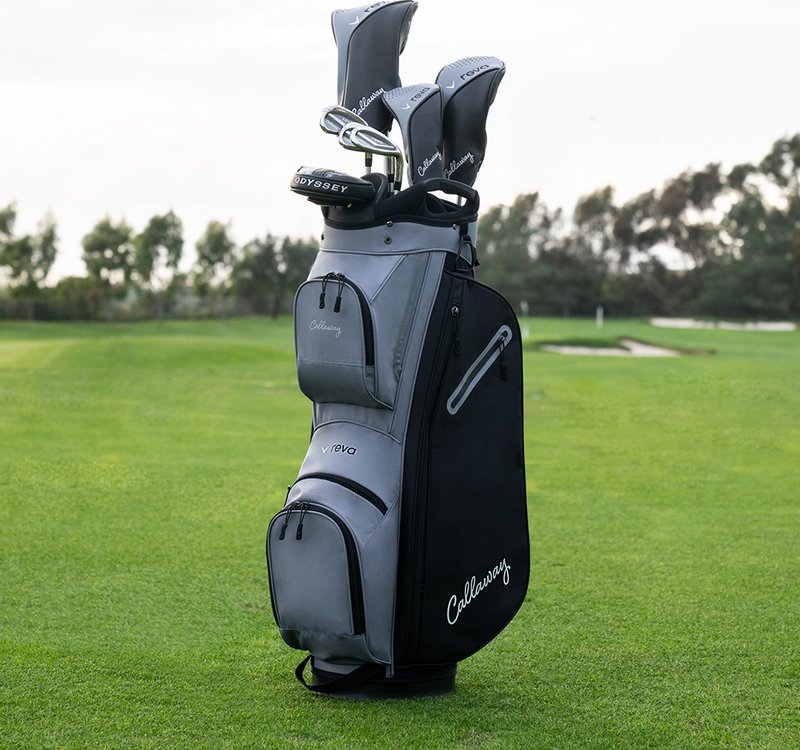 Callaway Reva 8PC Black dámský golfový set, grafit, cart bag