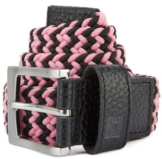 FootJoy Braided unisex opasek, černo/růžový