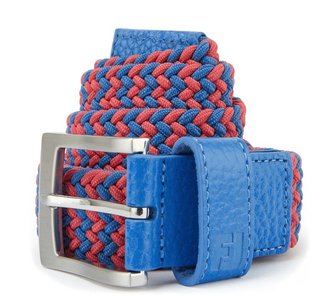FootJoy Braided unisex opasek, coastal blue/nantucket red