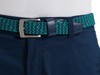 FootJoy Braided unisex opasek, navy/field green