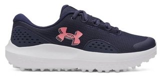 Under Armour Surge dámské golfové boty, midnight navy/white/bittersweet pink