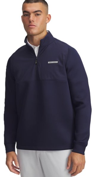 Under Armour Drive Pro Hybrid Half Zip pánská mikina, tmavě modrá