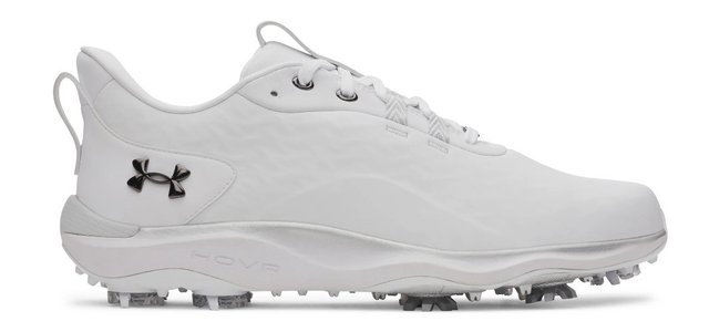 Under Armour Drive Pro Clone pánské golfové boty, white/metallic gunmetal