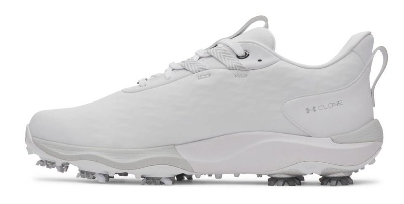 Under Armour Drive Pro Clone pánské golfové boty, white/metallic gunmetal
