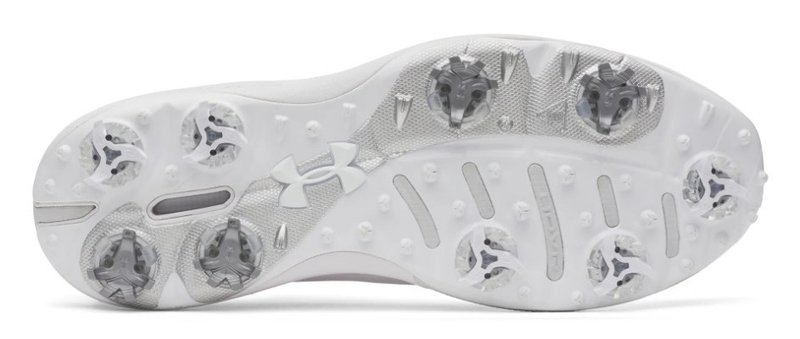 Under Armour Drive Pro Clone pánské golfové boty, white/metallic gunmetal