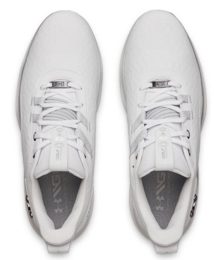 Under Armour Drive Pro Clone pánské golfové boty, white/metallic gunmetal