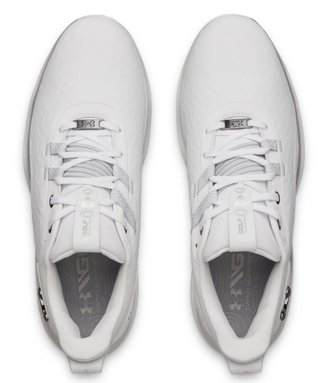 Under Armour Drive Pro Clone pánské golfové boty, white/metallic gunmetal