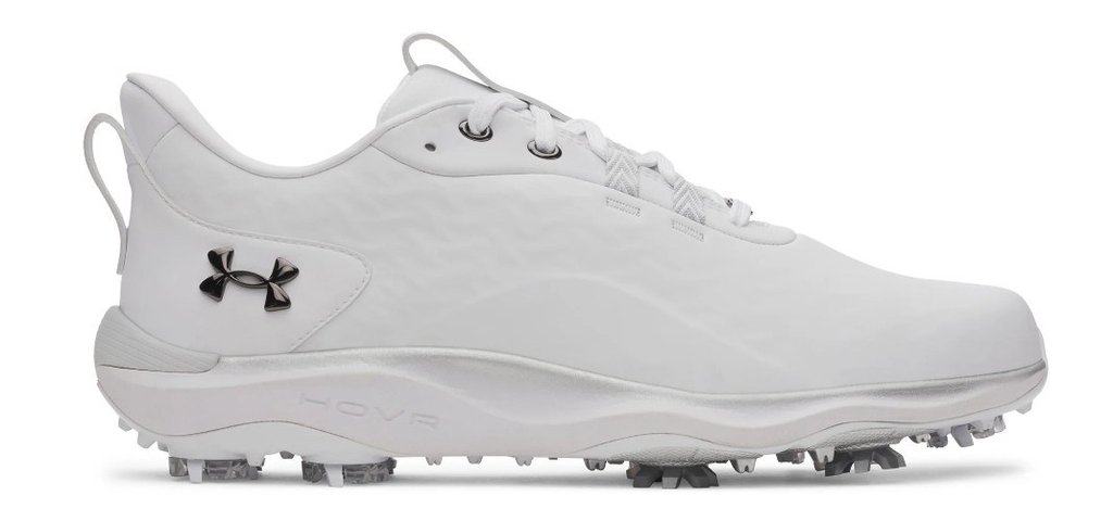 Under Armour Drive Pro Clone pánské golfové boty, white/metallic gunmetal