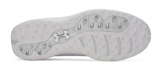 Under Armour Drive Pro Clone Spikeles pánské golfové boty, white/mettalic gunmetal