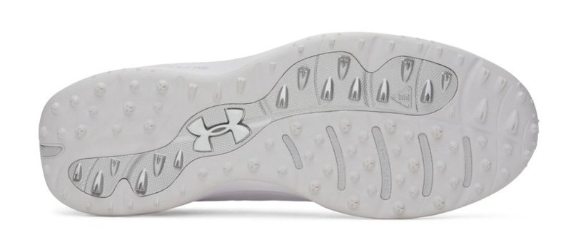 Under Armour Drive Pro Clone Spikeles pánské golfové boty, white/mettalic gunmetal
