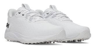 Under Armour Drive Pro Clone Spikeles pánské golfové boty, white/mettalic gunmetal