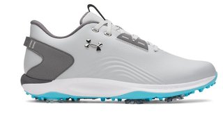 Under Armour Drive Fade 2 pánské golfové boty, mod gray/steel/metallic silver