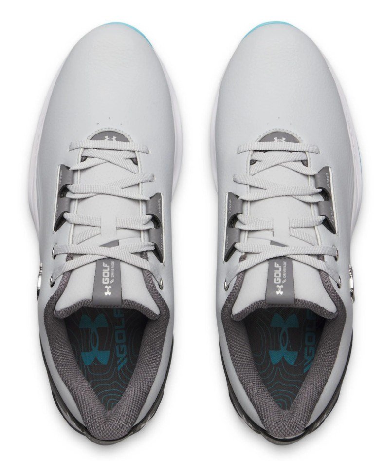 Under Armour Drive Fade 2 pánské golfové boty, mod gray/steel/metallic silver