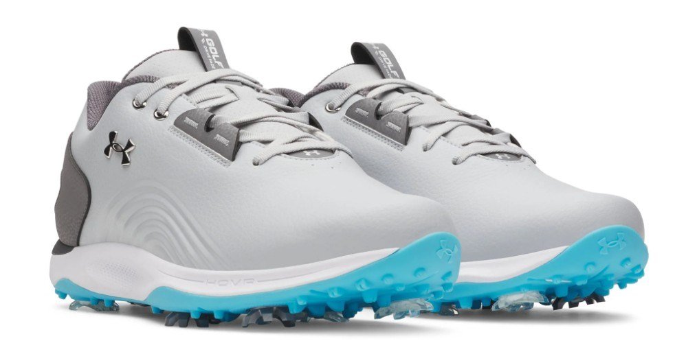 Under Armour Drive Fade 2 pánské golfové boty, mod gray/steel/metallic silver