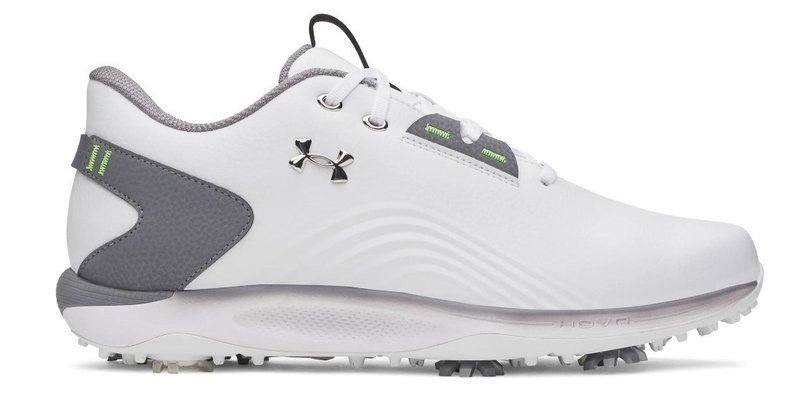Under Armour Drive Fade 2 pánské golfové boty, white/titan gray/metallic silver