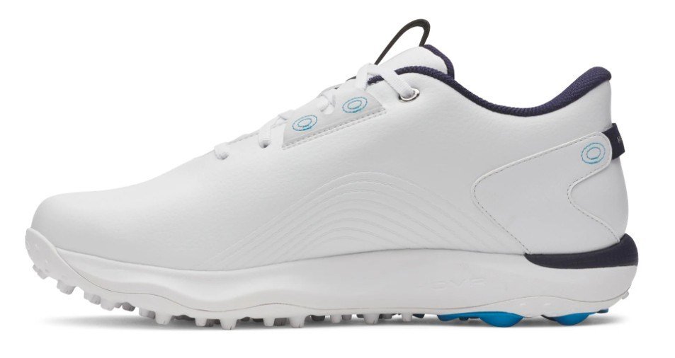 Under Armour Drive Fade 2 Spikeless pánské golfové boty, white/metallic silver