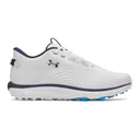 Under Armour Drive Fade 2 Spikeless pánské golfové boty, white/metallic silver