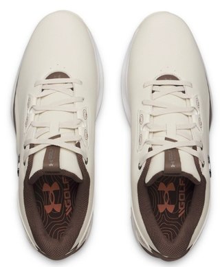 Under Armour Drive Fade 2 Spikeless pánské golfové boty, stone/metallic silver