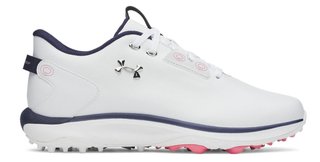 Under Armour Drive Fade 2 Spikeless dámské golfové boty, bílé