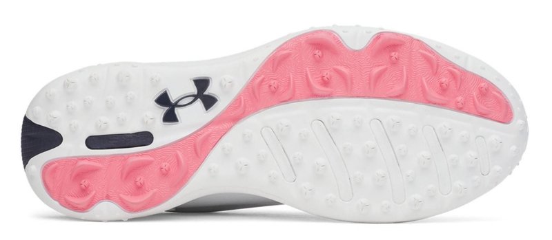 Under Armour Drive Fade 2 Spikeless dámské golfové boty, bílé