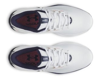 Under Armour Drive Fade 2 Spikeless dámské golfové boty, bílé