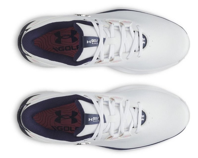 Under Armour Drive Fade 2 Spikeless dámské golfové boty, bílé