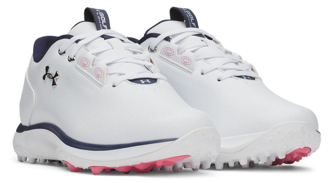 Under Armour Drive Fade 2 Spikeless dámské golfové boty, bílé