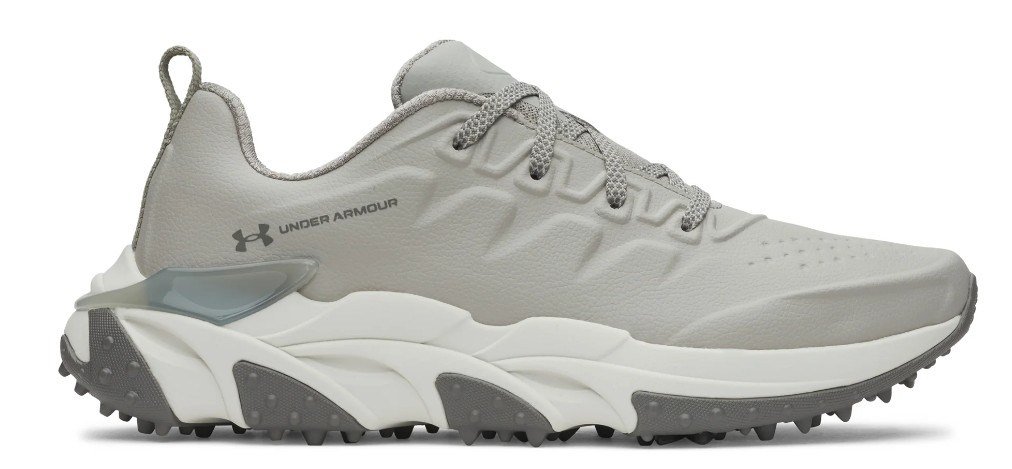 Under Armour Halo Tour Spikeless pánské golfové boty, titanium/summit white/clay green
