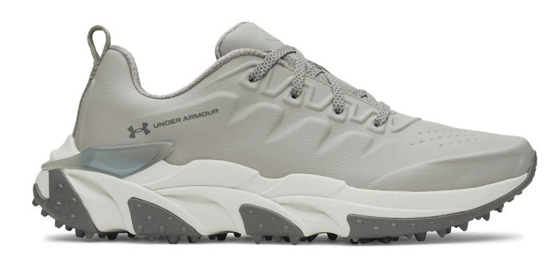 Under Armour Halo Tour Spikeless pánské golfové boty, titanium/summit white/clay green