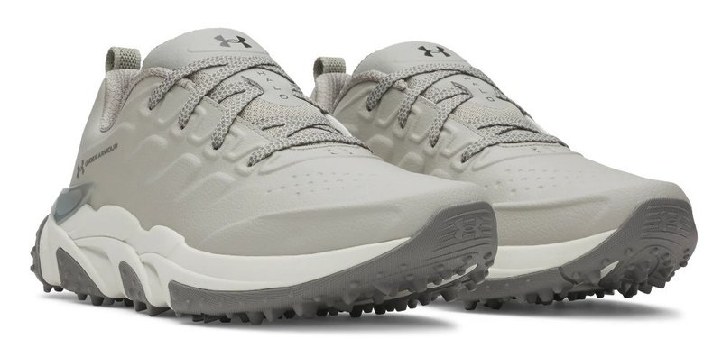 Under Armour Halo Tour Spikeless pánské golfové boty, titanium/summit white/clay green