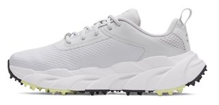 Under Armour Halo Tour Hybrid Spikeless dámské golfové boty, halo gray/white/metallic silver